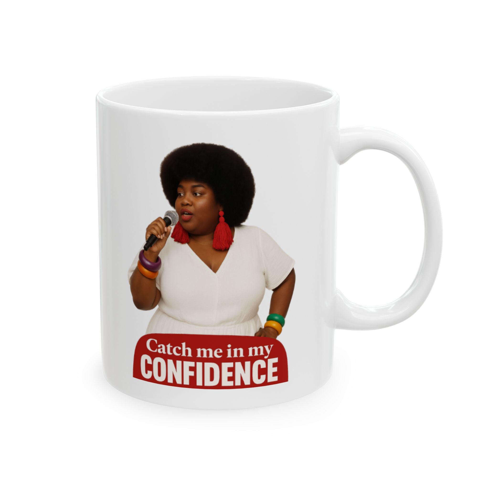 Confidence Ceramic Mug, Affirmation Drinkware, Motivational Coffee Mug, Inspirational Ceramic Cup, The Ameya Taylor Experience
